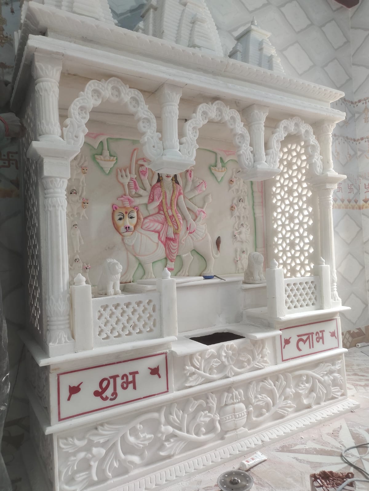 Custom stonework pillar